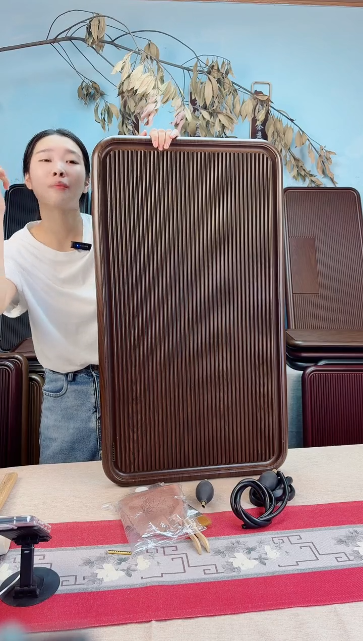 《**》大海黄色款式茶盘80*45*4