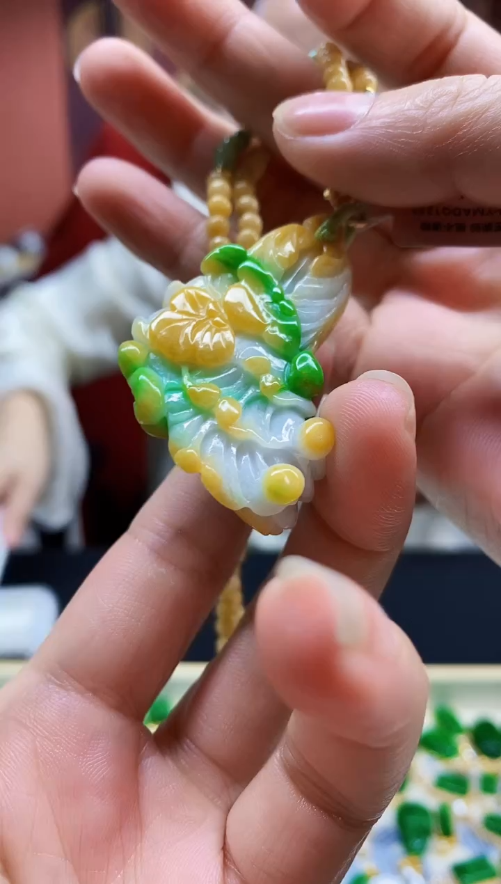 颈饰未镶嵌翡翠翡翠吊坠