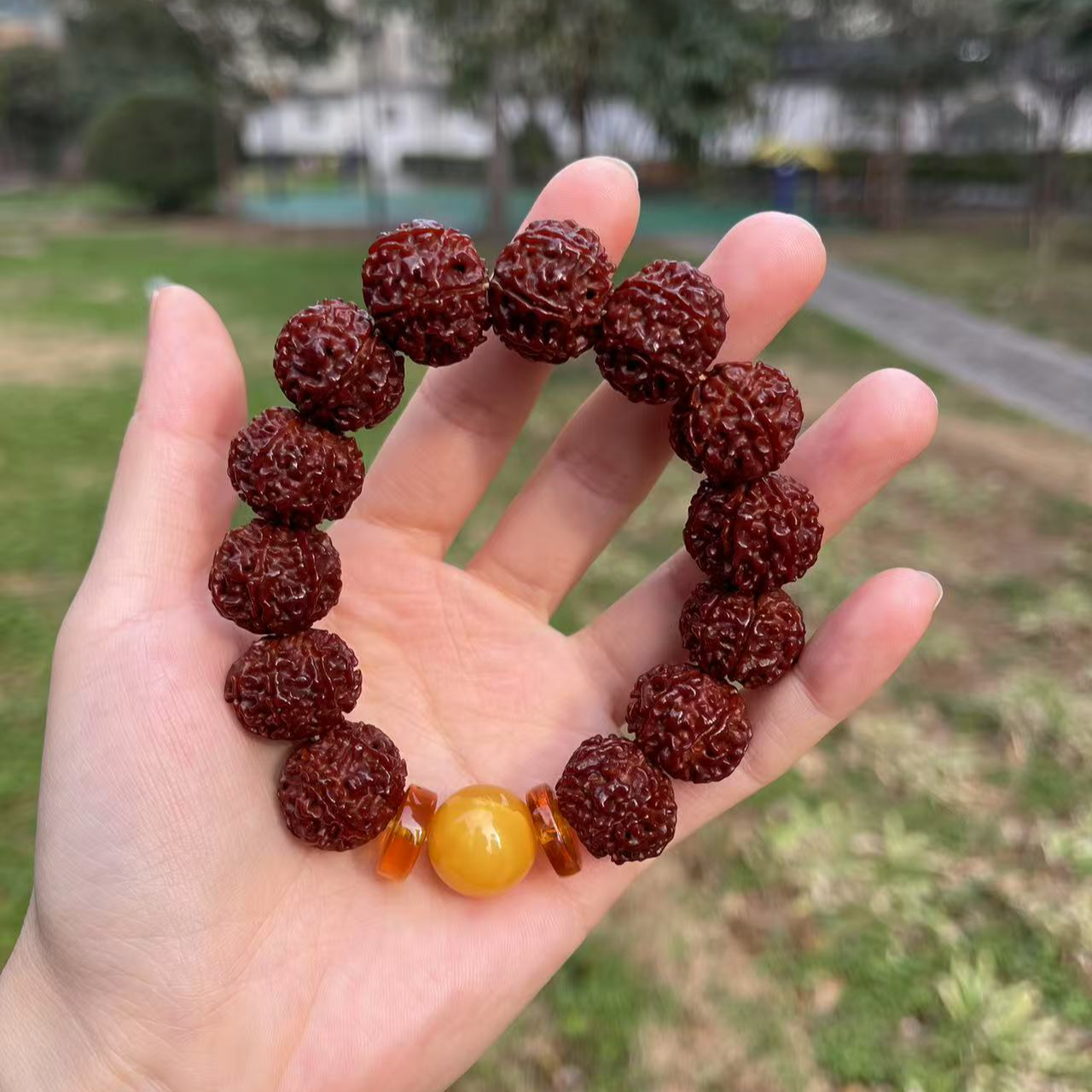 非金属木质手链 复古手链 时尚手串