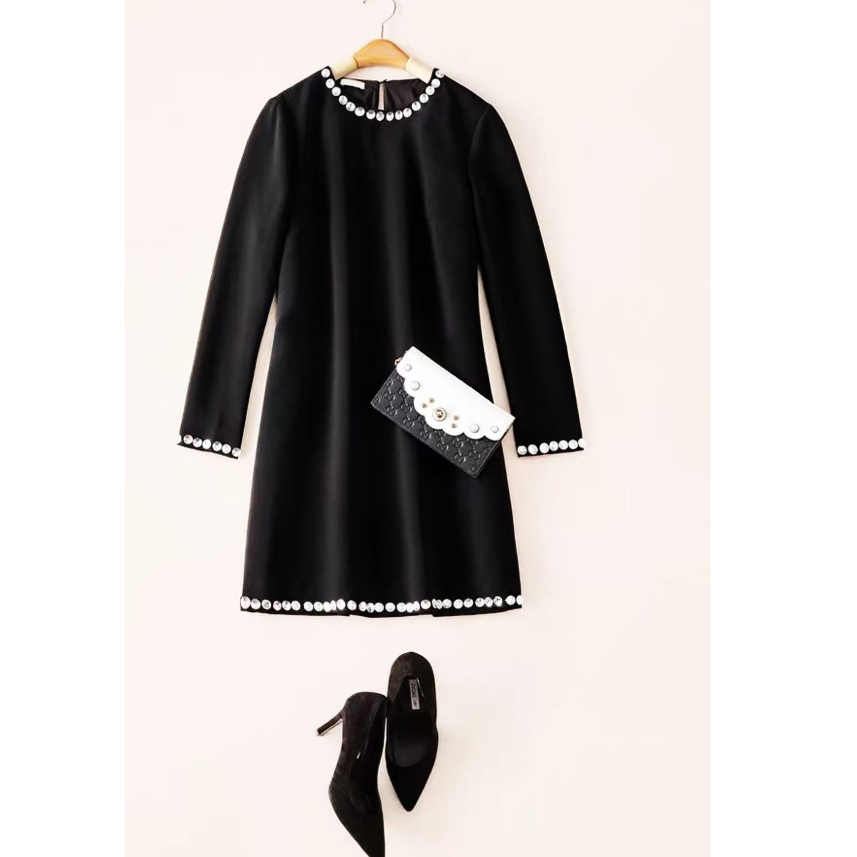 99新 MIU MIU/缪缪 双双臻选/st00617-1/Miumiu/连衣裙/38码