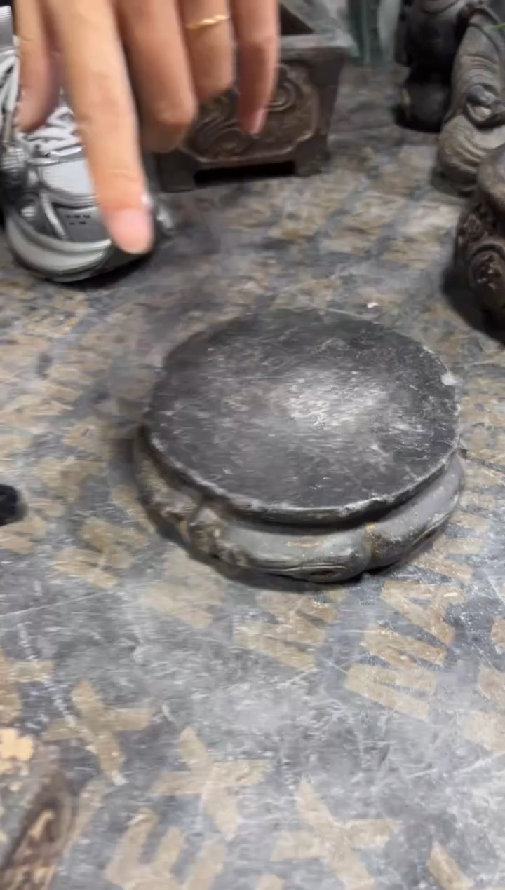 陶土【火山泥】金箍坛底座