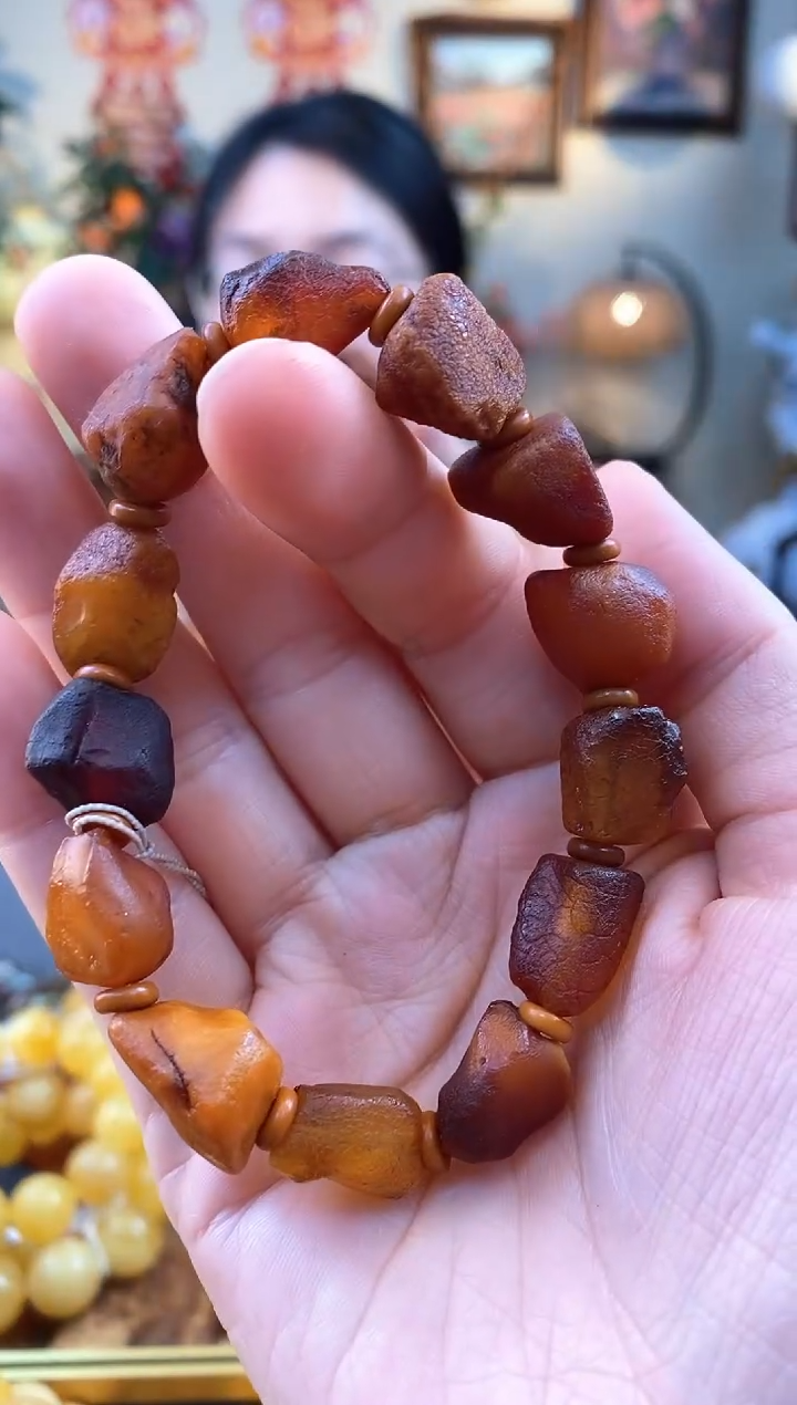 【闪购商品】未镶嵌琥珀手串手串