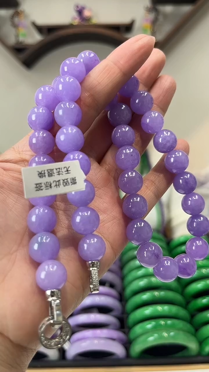 【闪购商品】砖雕闪7 紫罗兰项链