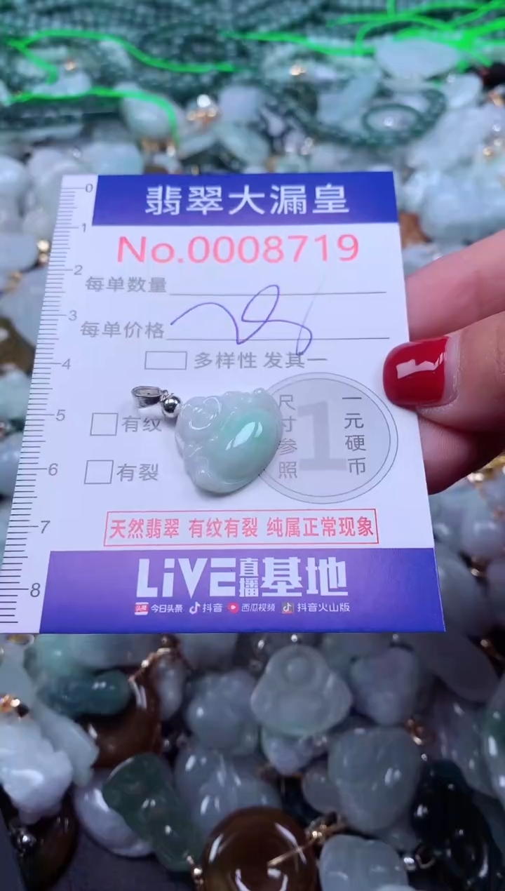 颈饰未镶嵌翡翠8719