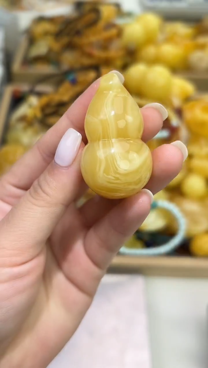 裸石琥珀未镶嵌琥珀蜜蜡吊坠