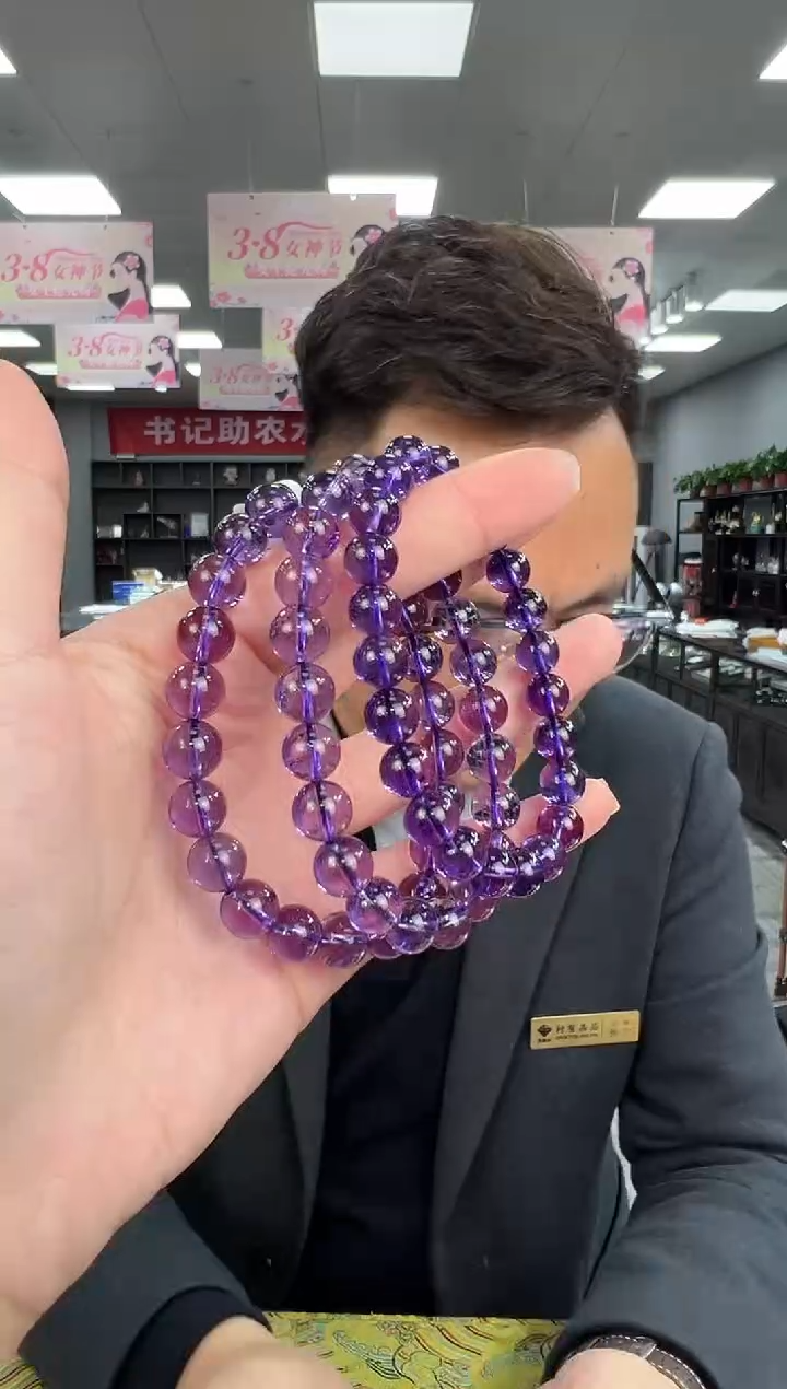 【闪购商品】水晶手链未镶嵌GCK665约8mm多样性发一件