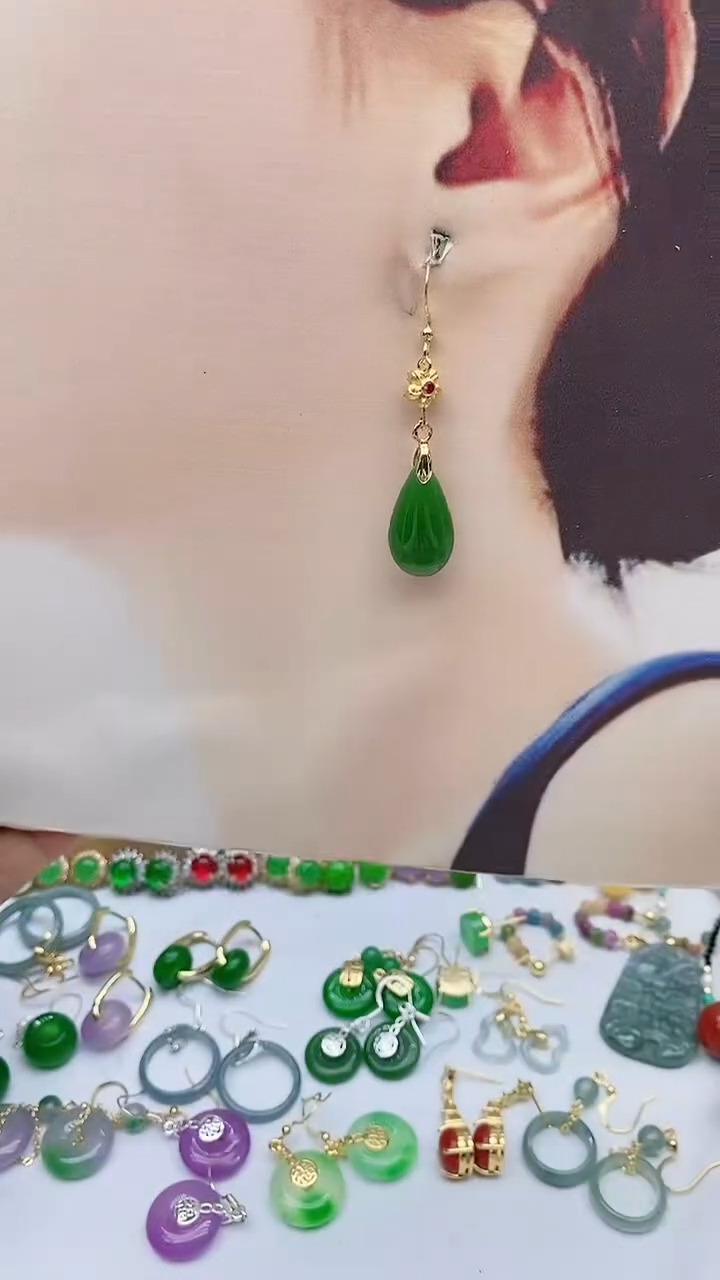 未镶嵌和田玉耳饰107