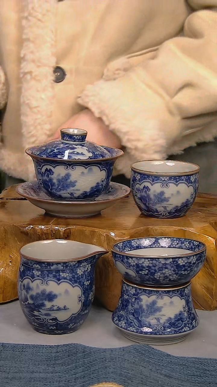【闪购商品】4件套陶瓷茶具家用简装系列