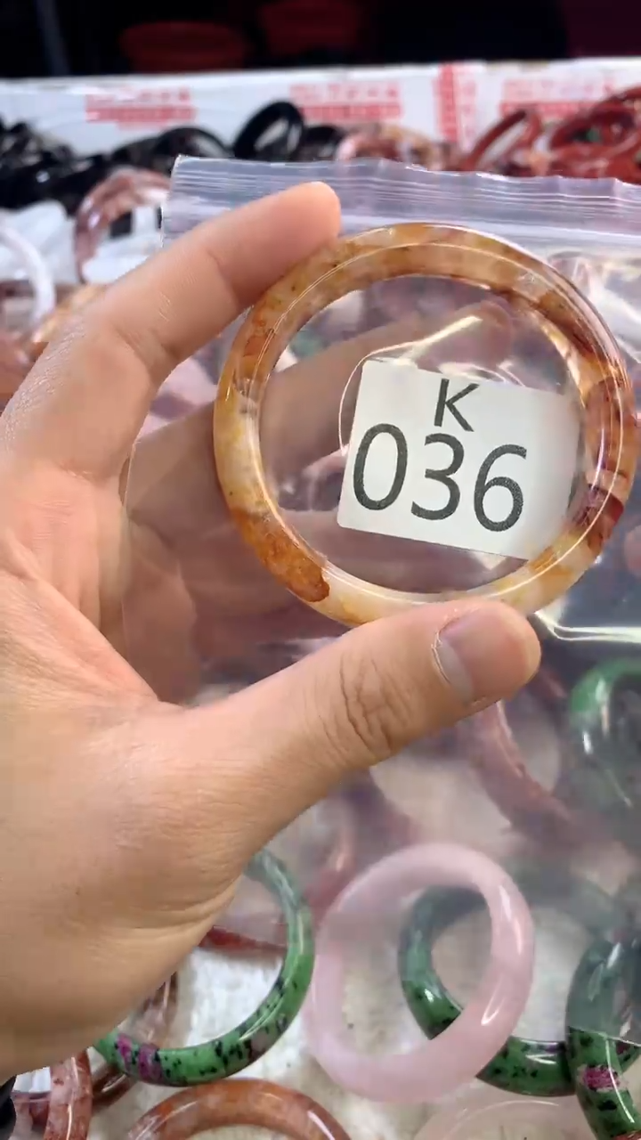 水晶手镯K未镶嵌水晶036-56