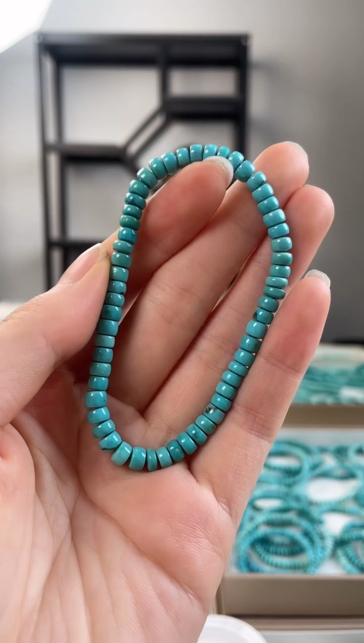 【闪购商品】绿松石珠宝奇石未镶嵌5.2+mm