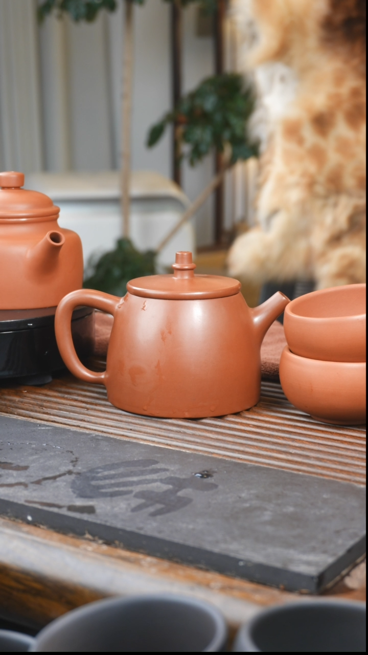 【闪购商品】茗闻汇-建水紫陶复烧汉铎送2复烧杯