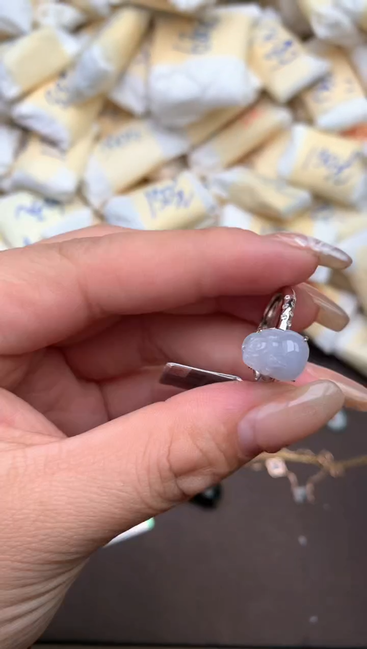 【闪购商品】翡翠戒指银S925镶嵌—