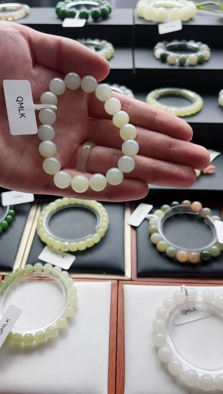 【闪购商品】和田玉手链未镶嵌蜂蜜水手串