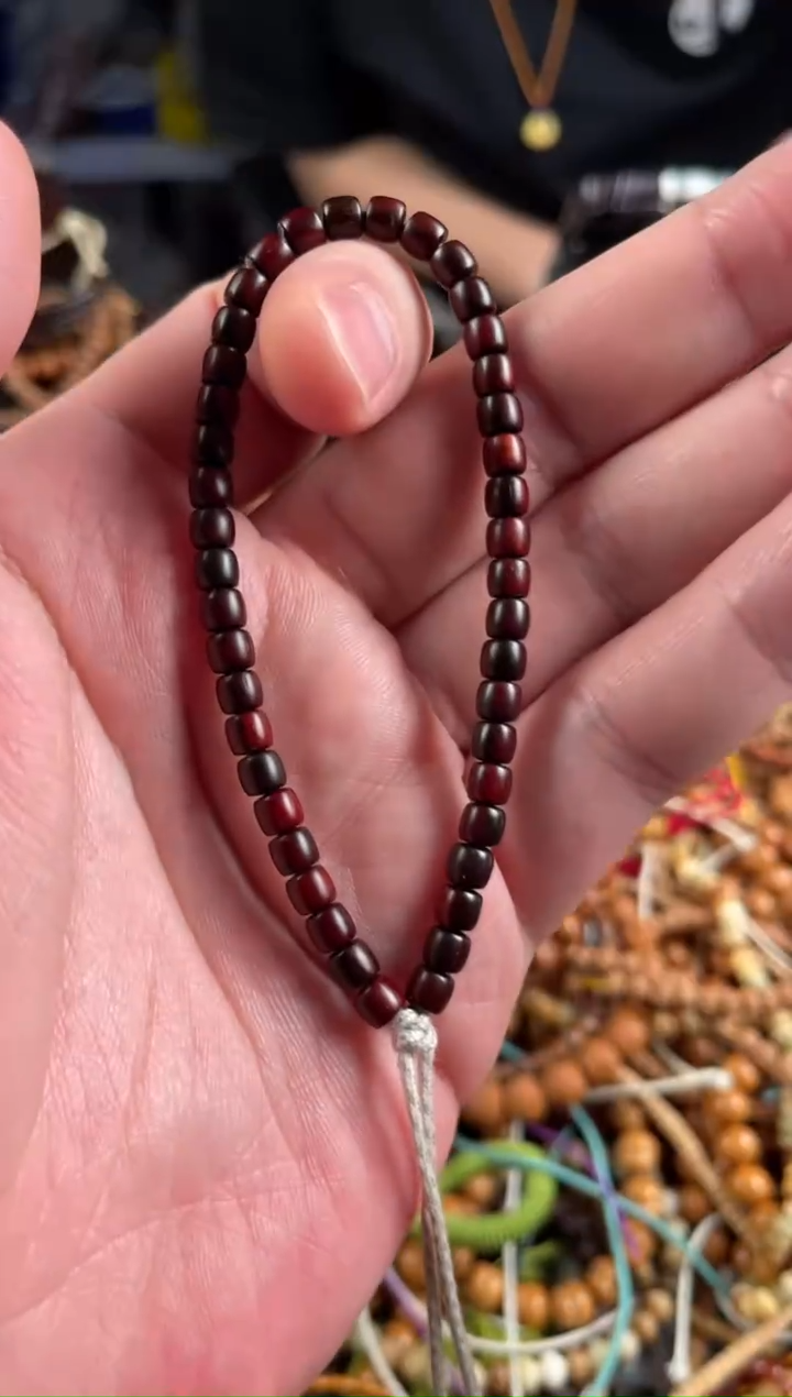 手串/手链小叶紫檀王胖子文玩工作室5.5左右直切手持