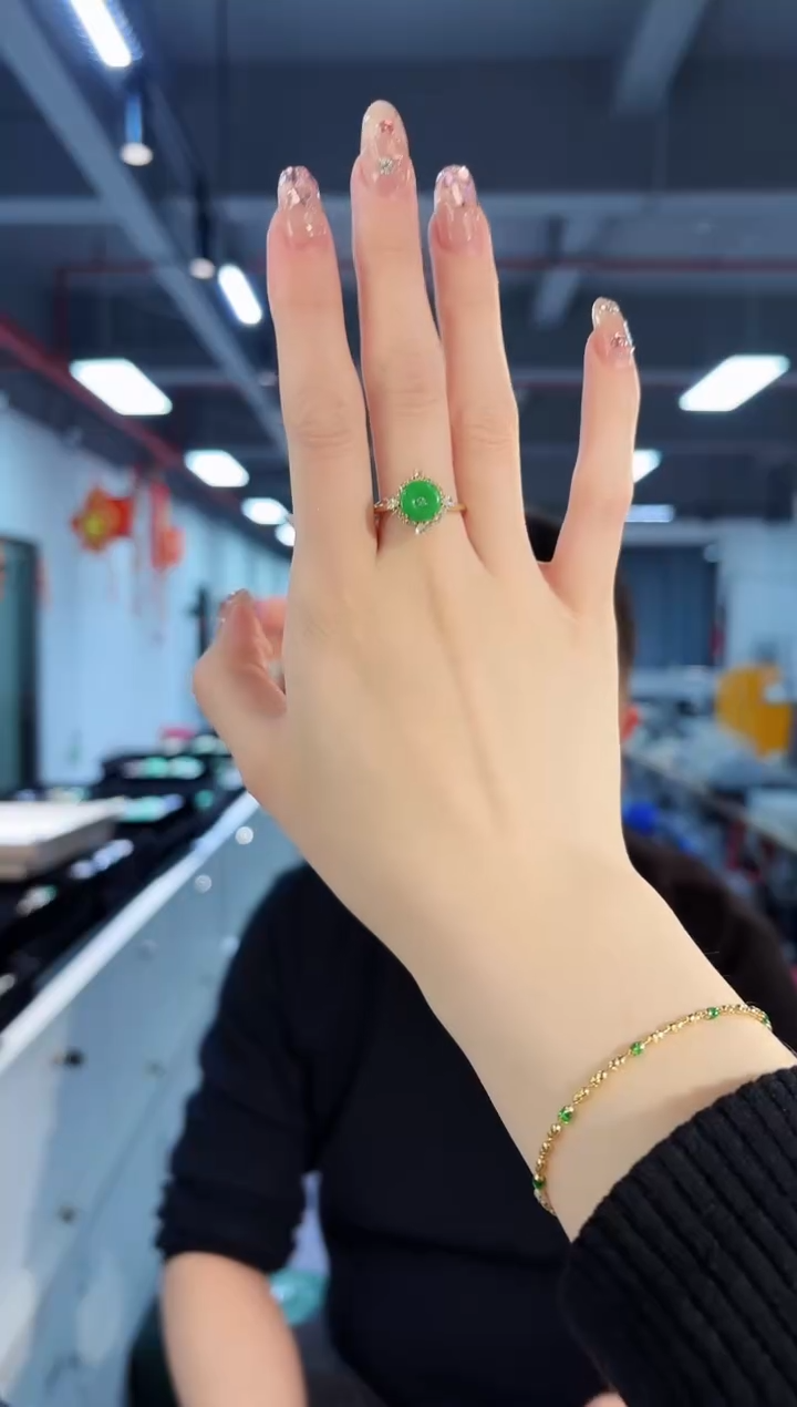 【闪购商品】翡翠戒指未镶嵌缅料A货/支持复检/一件