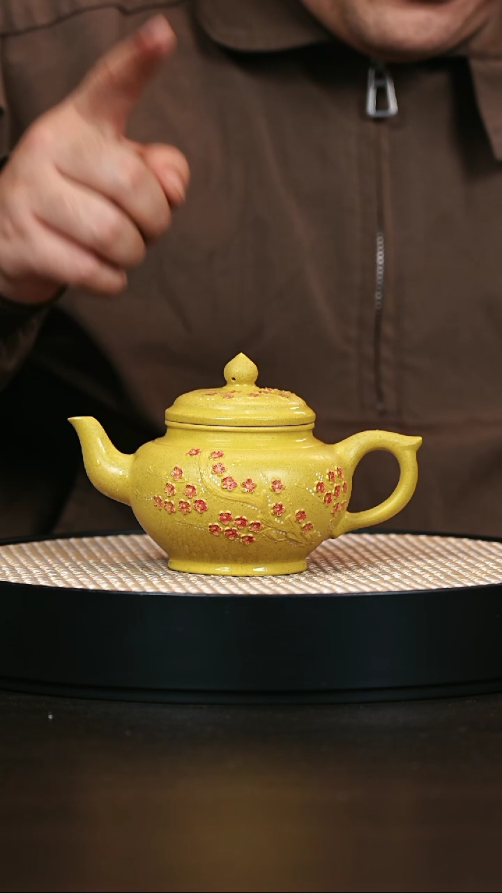 茶壶紫砂笑樱 梨皮段