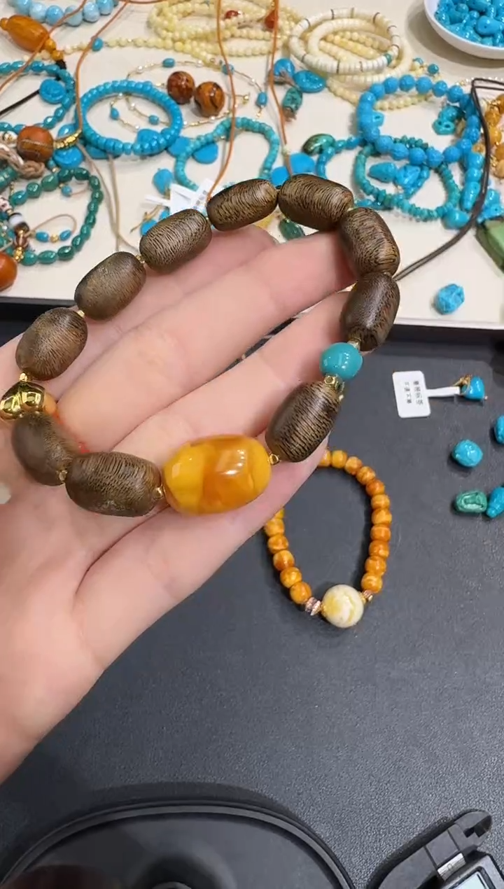 手串琥珀未镶嵌X0102-1195-252