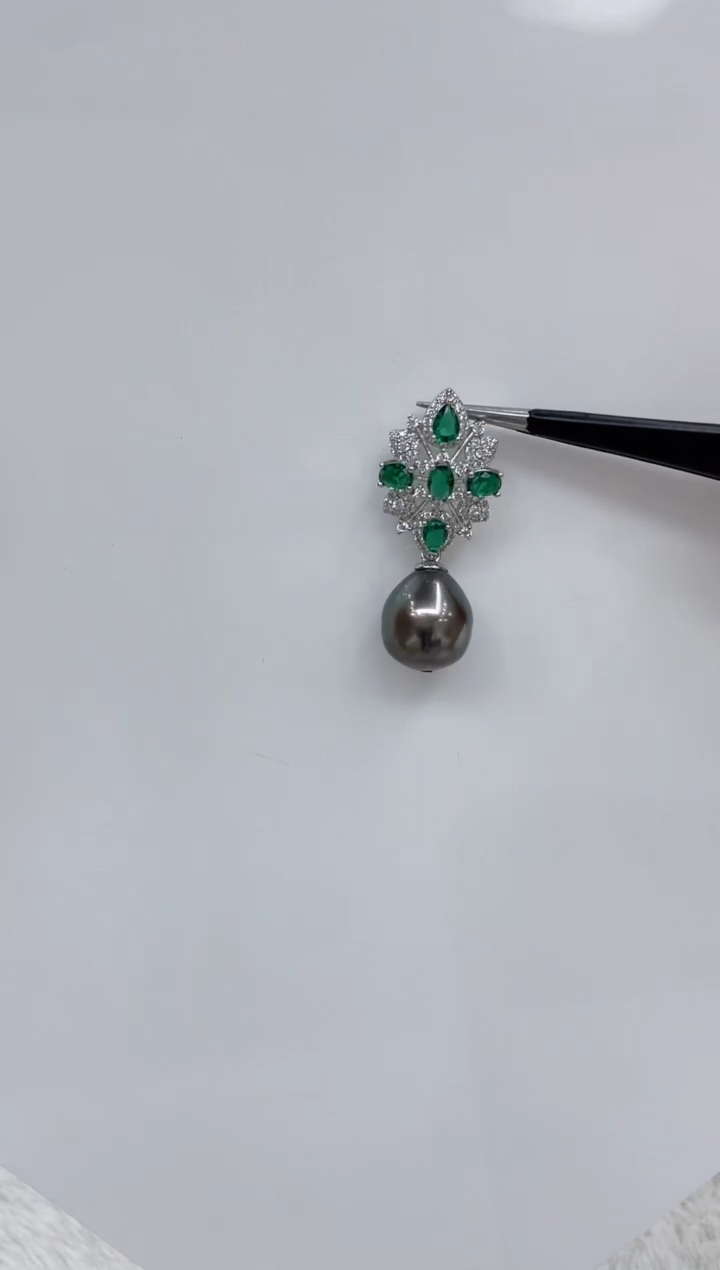 【闪购商品】海水珍珠颈饰银S925镶嵌海水珍珠吊坠