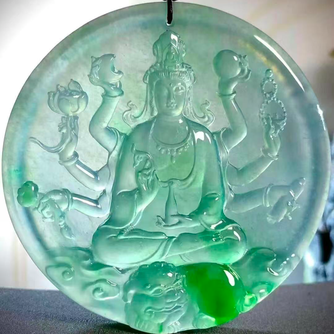 高端翡翠挂件  定制加工咨询链接