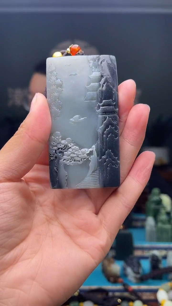 未镶嵌和田玉挂件1