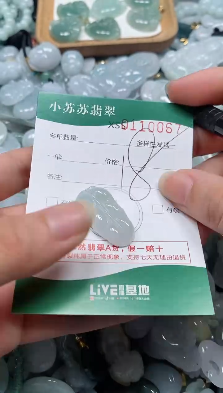 【闪购商品】翡翠未镶嵌颈饰闪购商品0110067