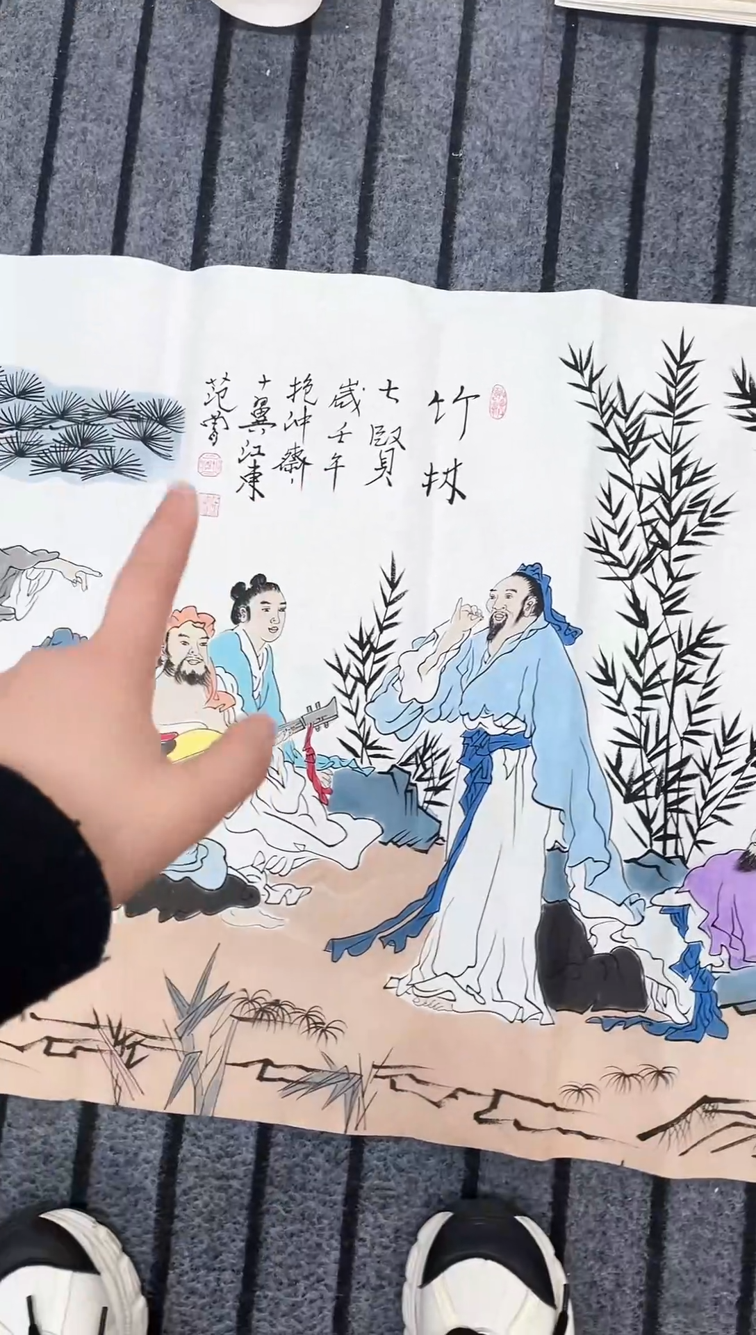 精品国画人物作品