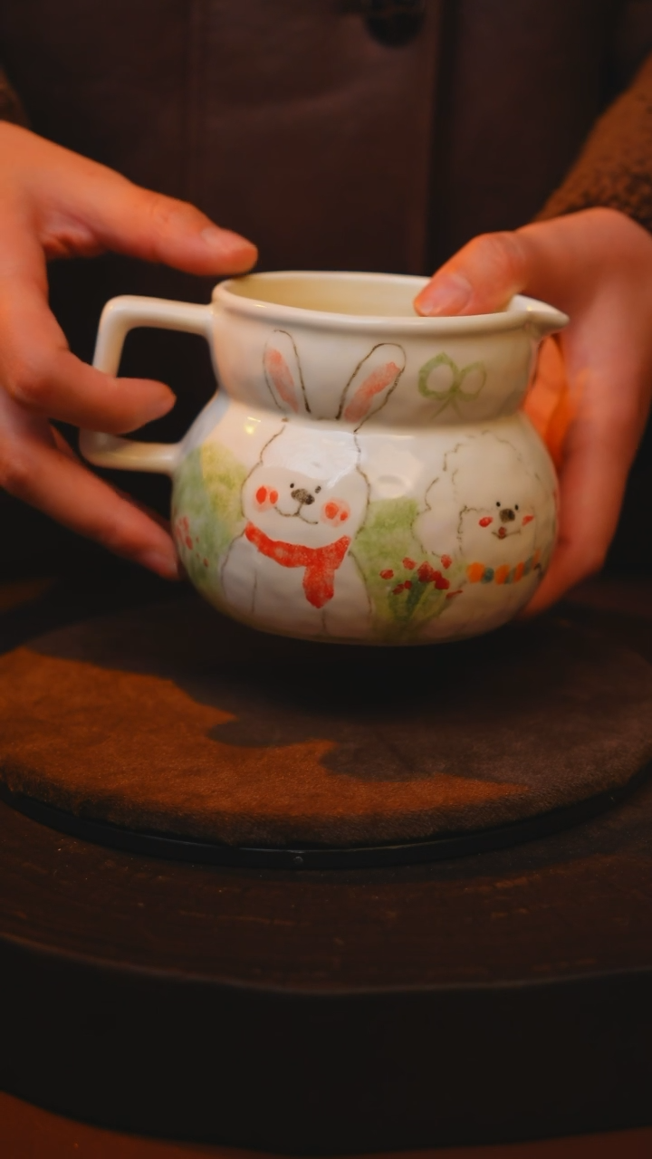 【闪购商品】瓷片景德镇手绘瓷器高温釉下彩----