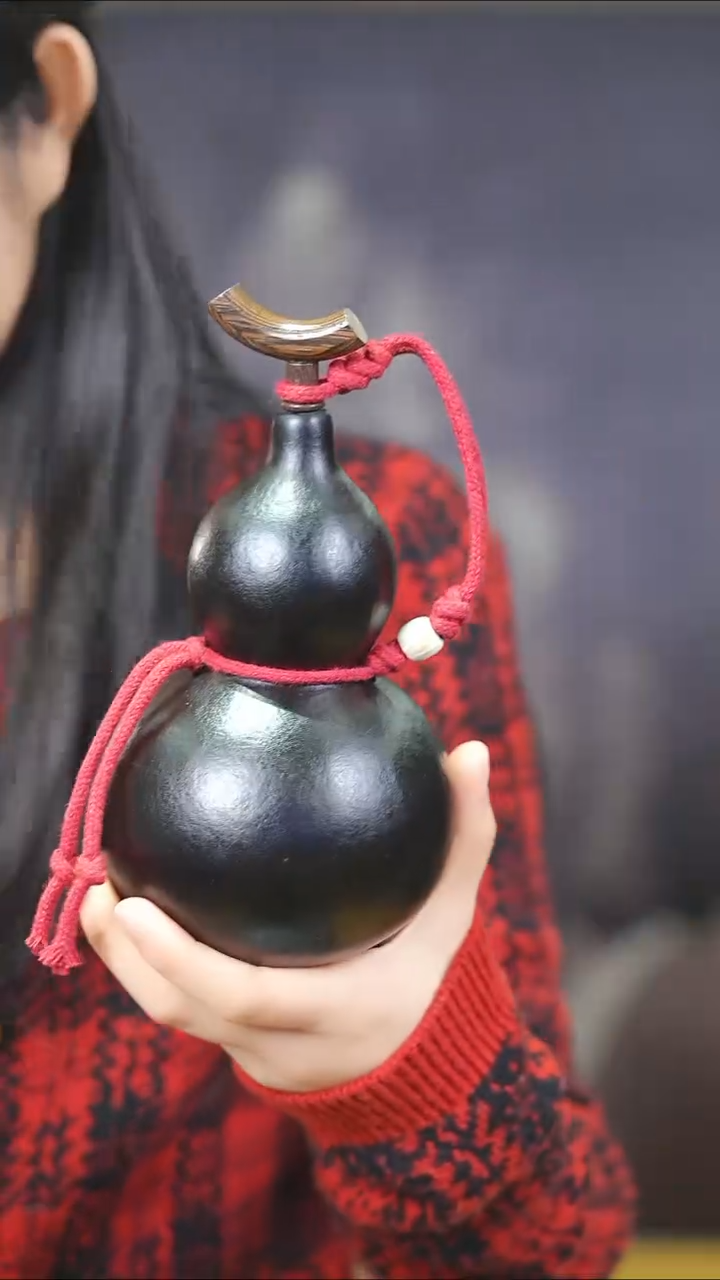 【闪购商品】YY221大漆酒葫芦不包手串及旋转底座