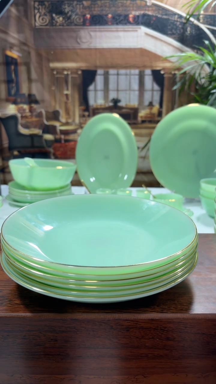 【闪购商品】..... 8英寸深盘10个  玉瓷【贝美】