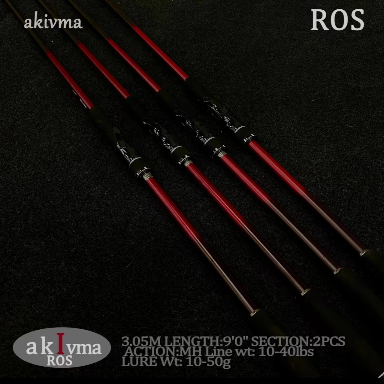 ROS红骨　路亚竿　MH硬度　超远投　饵重10-40ｇ