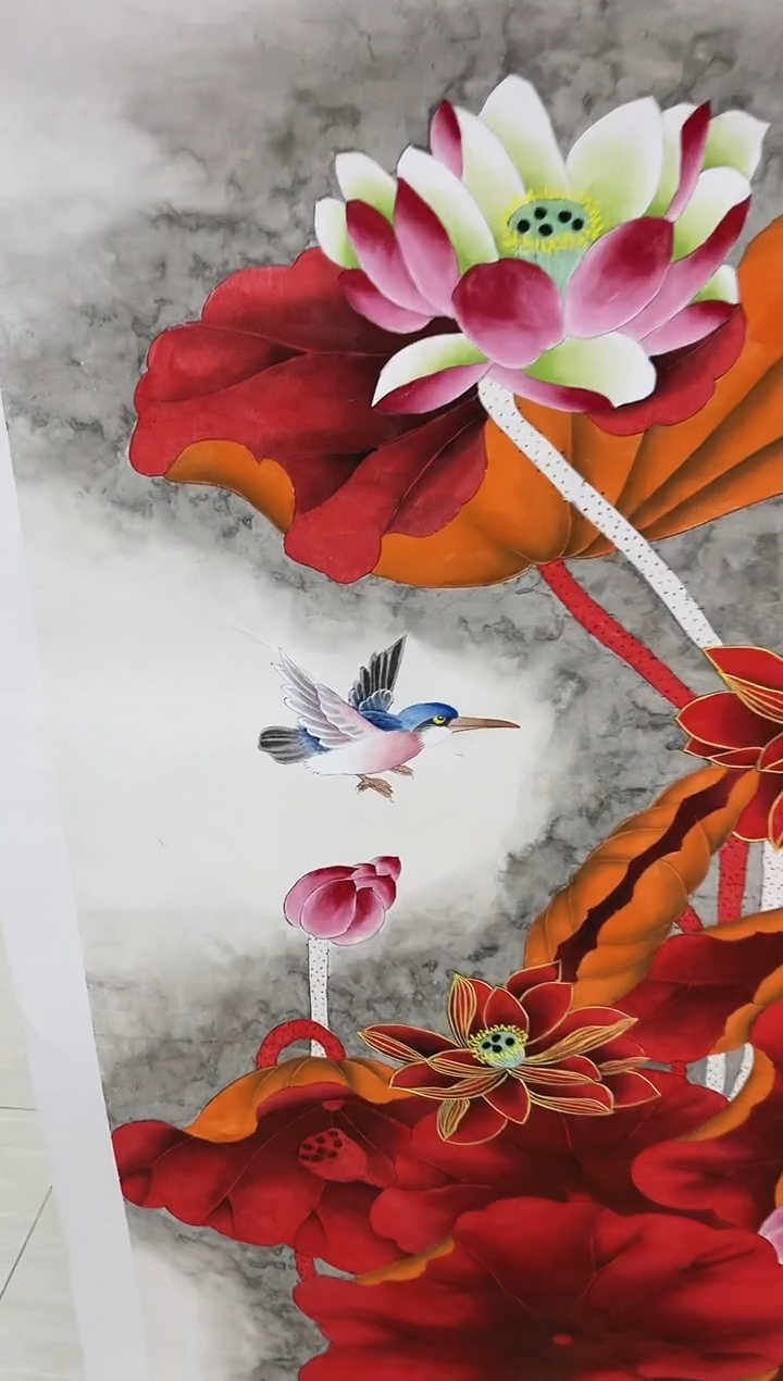 【闪购商品】国画郑乐华绘画手绘作品23-68