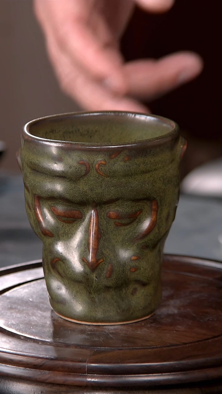 【闪购商品】杯子景韵堂仿清官窑制茶叶末釉