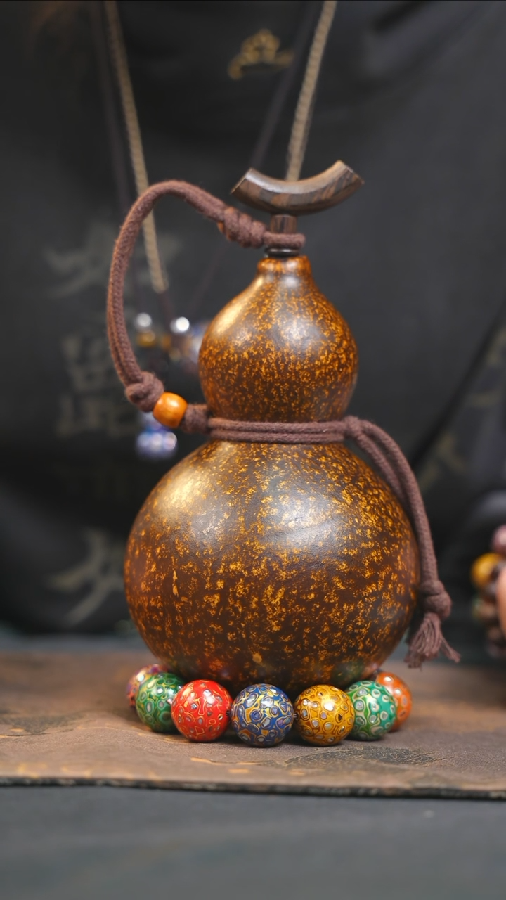 【闪购商品】YS220大漆酒葫芦不包手串及旋转底座