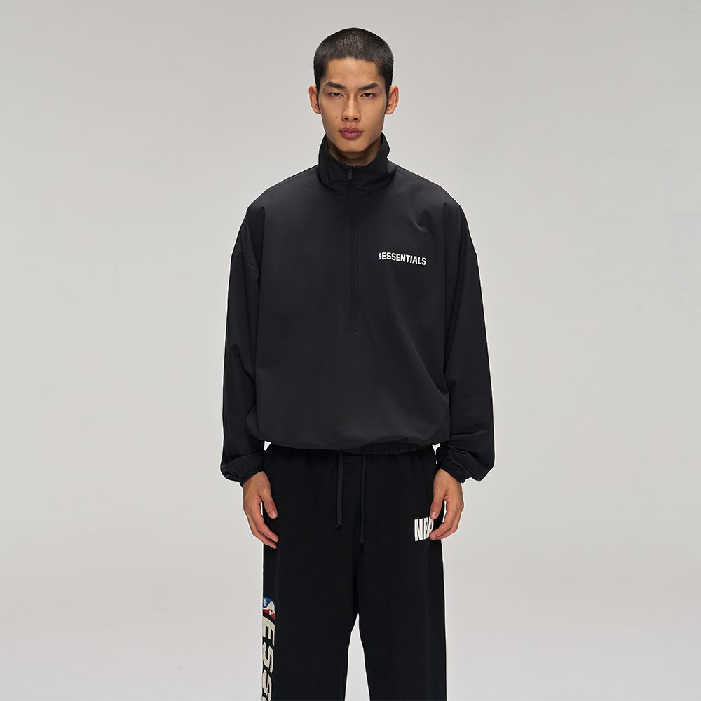 ESSENTIALS FEAR OF GOD 2025 Fall NBA联名半拉链运动夹克