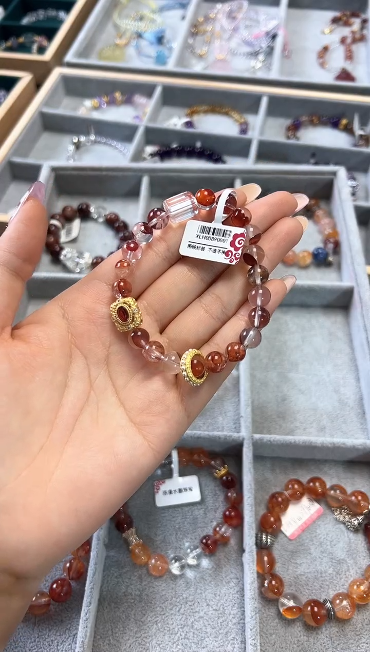 【闪购商品】水晶手链未镶嵌颜色微差多样性发货发其一