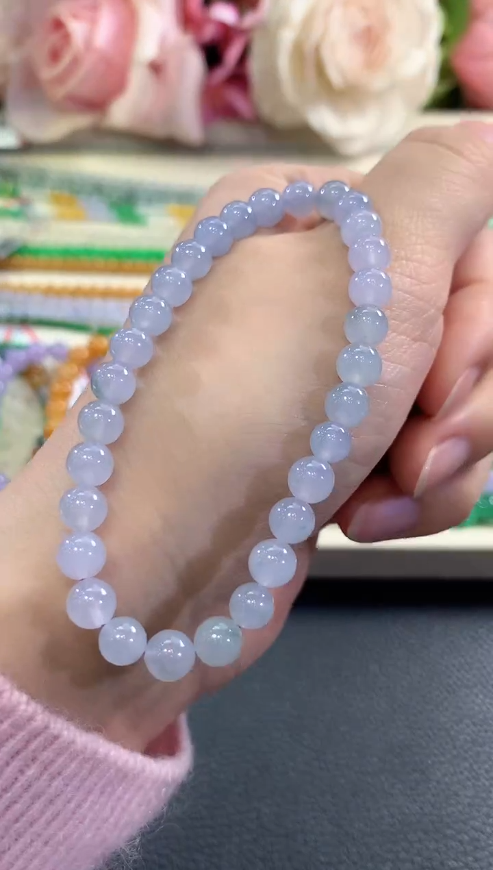 未镶嵌手串翡翠n80多样性一件发货 紫货有色差