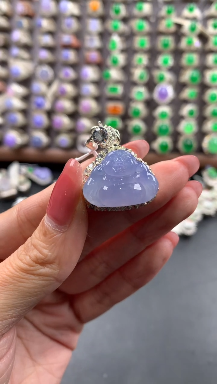 未镶嵌定制翡翠天然缅甸A货翡翠 12.8