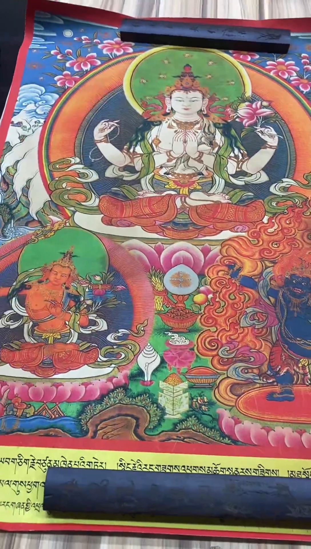 卷轴画精品挂饰 唐卡tk16045