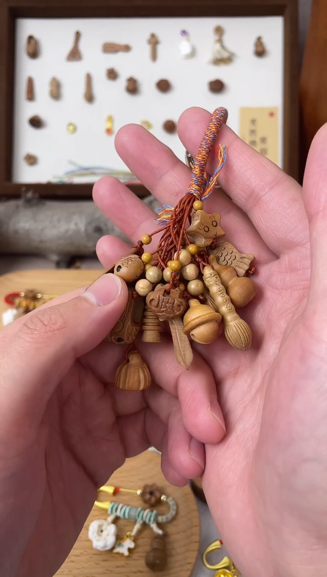 桃木挂件一物一拍20款短款