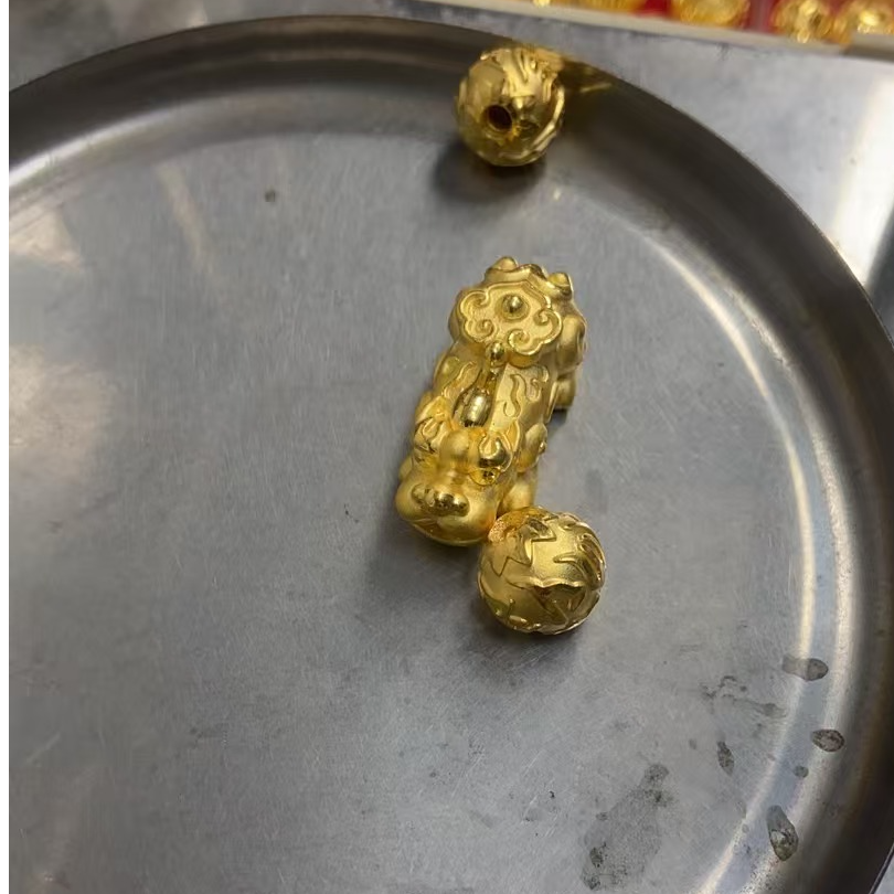 7.05克足金999貔貅转运珠