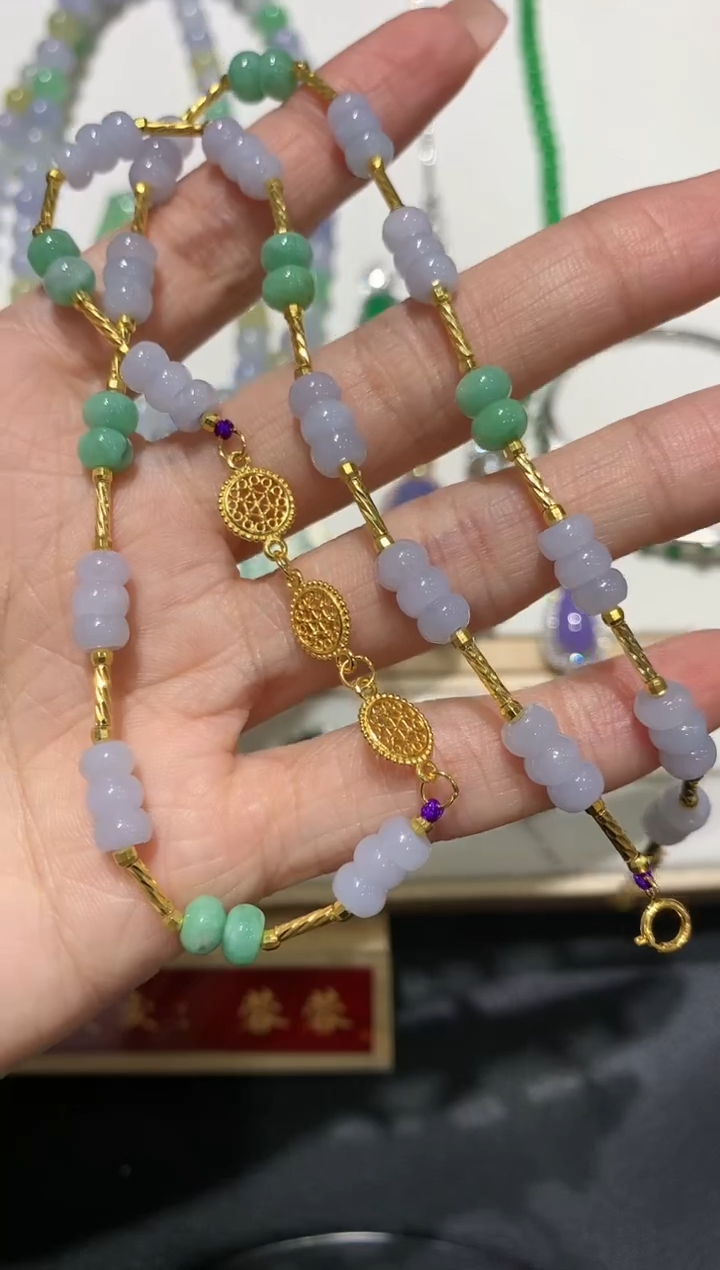 【闪购商品】翡翠项链银S925镶嵌1多人多样性随机发货1件