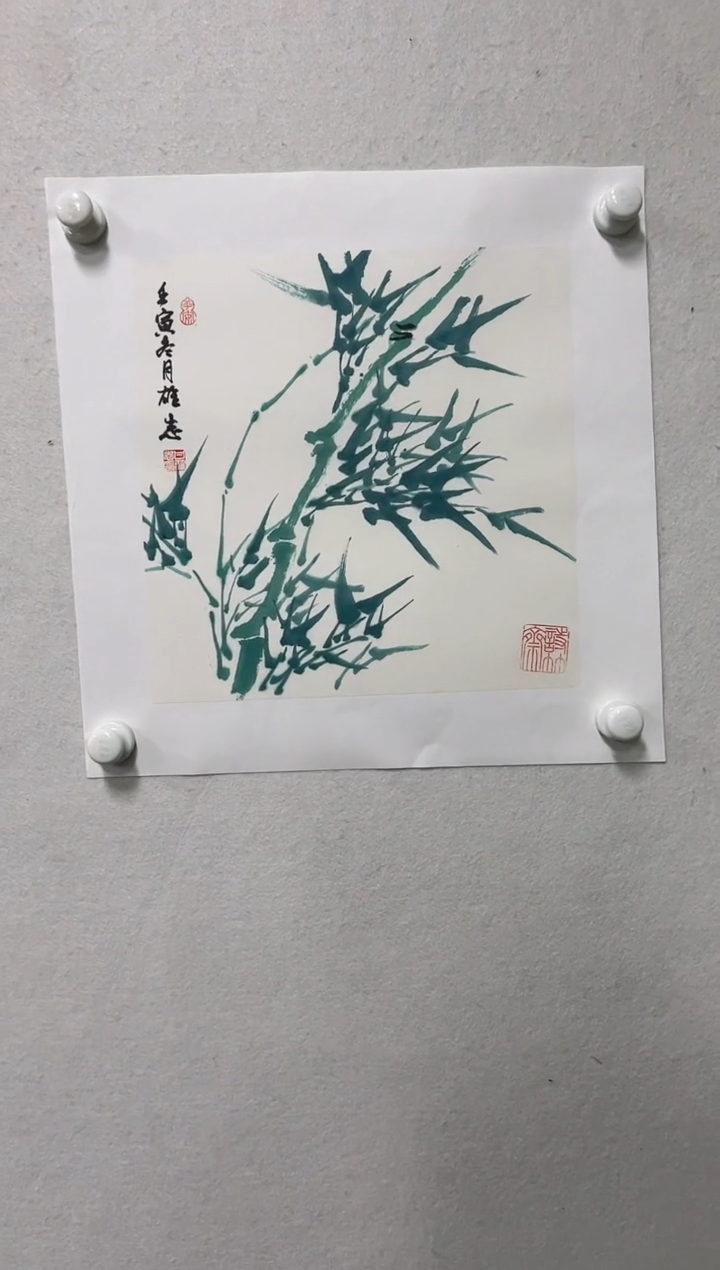 国画老师亲笔国画作品
