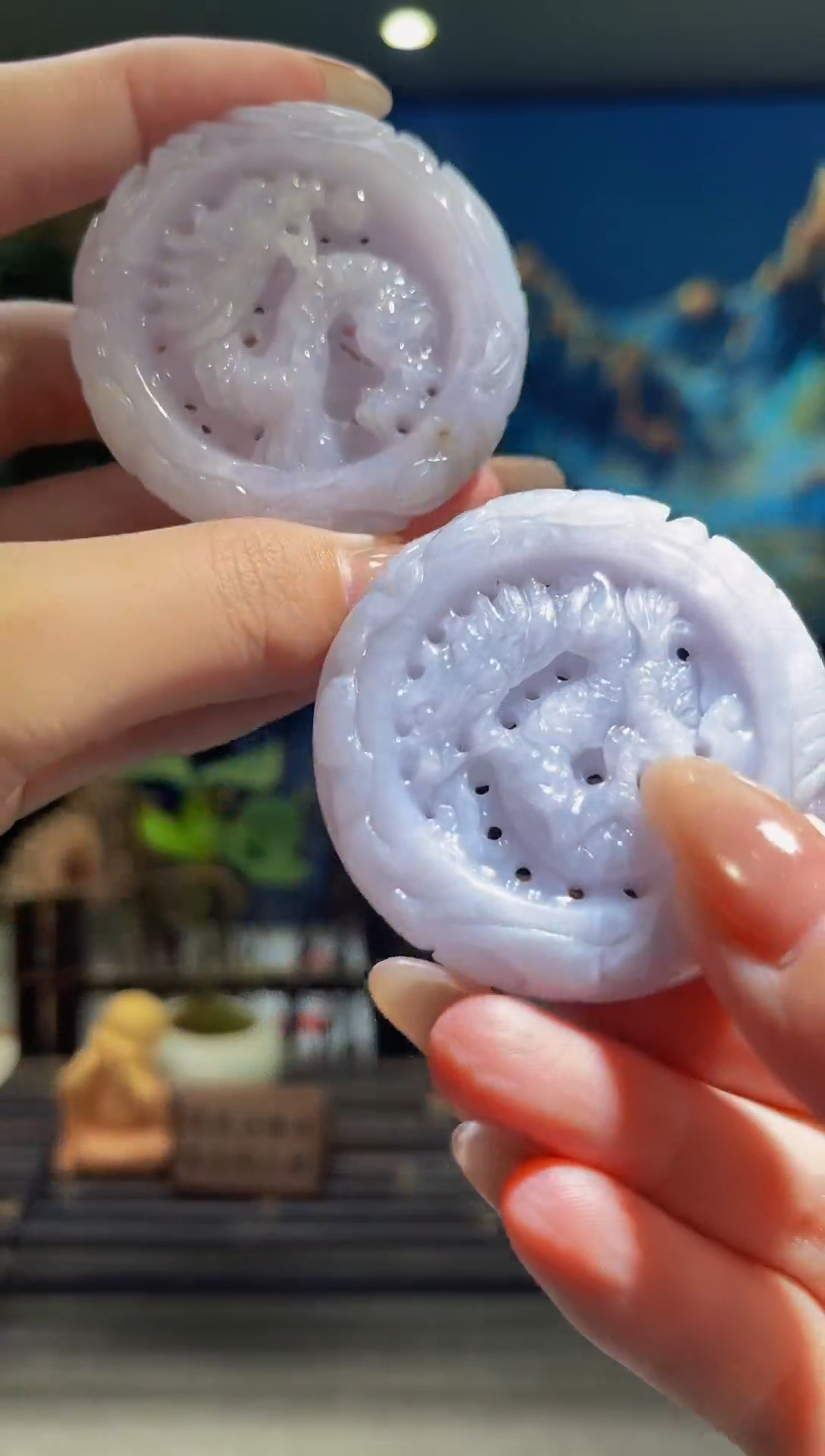 翡翠未镶嵌颈饰MFC061215多样性发其一