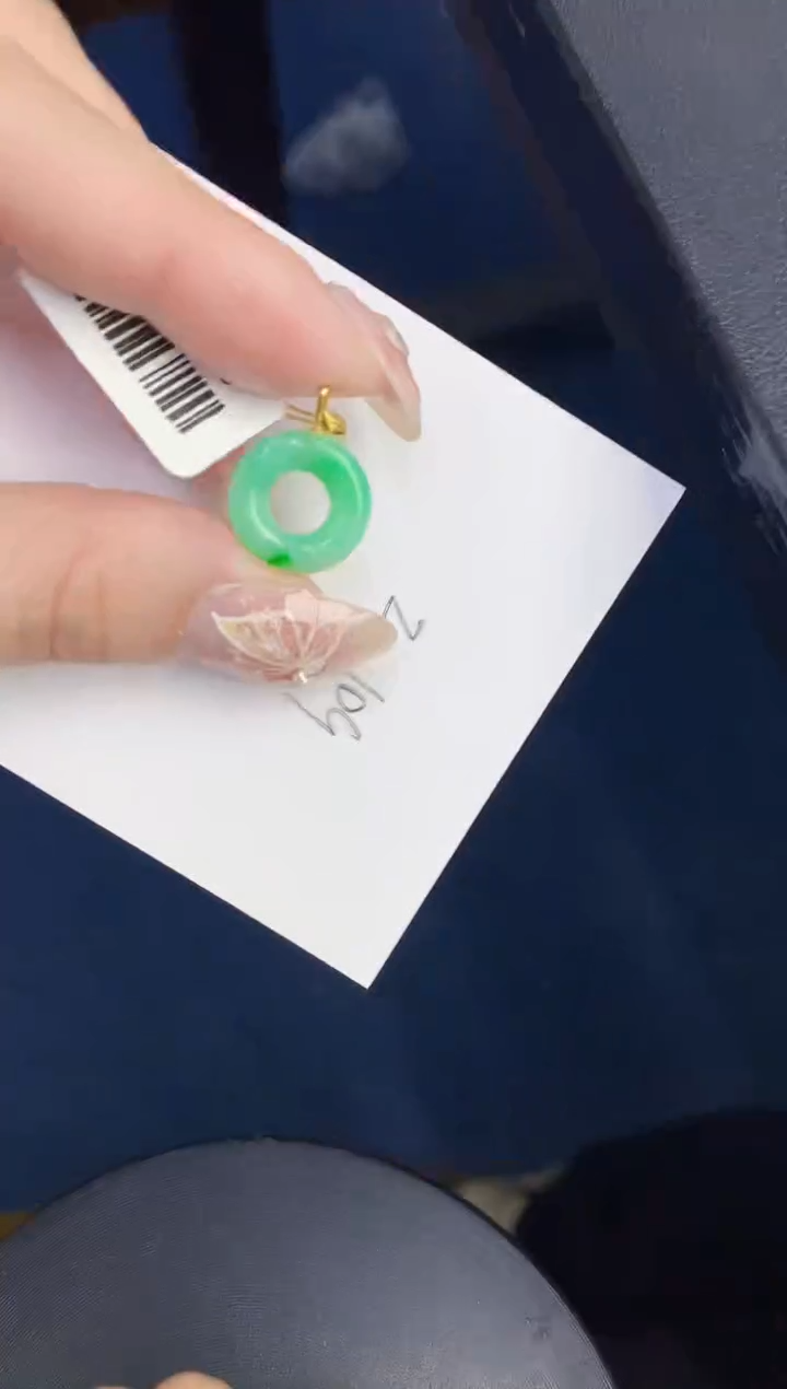 【闪购商品】翡翠颈饰18K金镶嵌0000000000