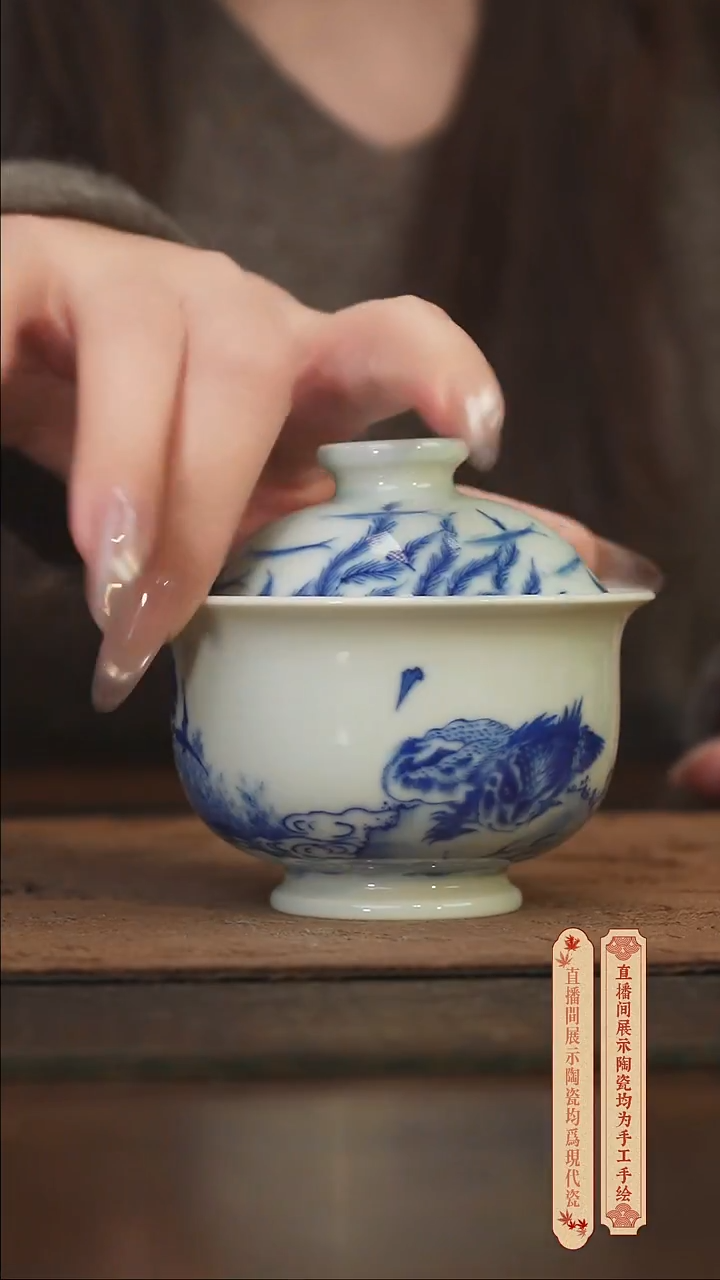 瓷片柴窑青花破价福利  微瑕