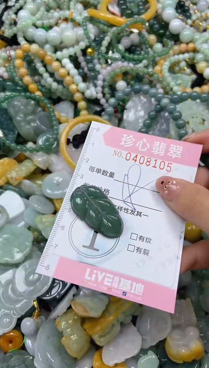 颈饰未镶嵌翡翠闪购0408105