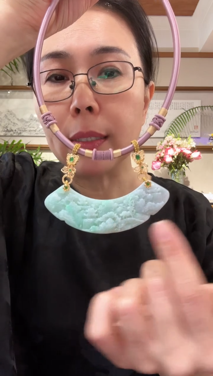 【闪购商品】翡翠颈饰未镶嵌国风