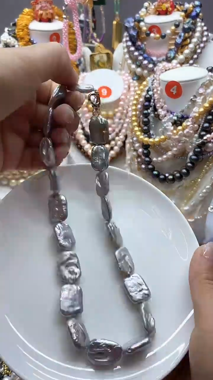 淡水珍珠未镶嵌颈饰1