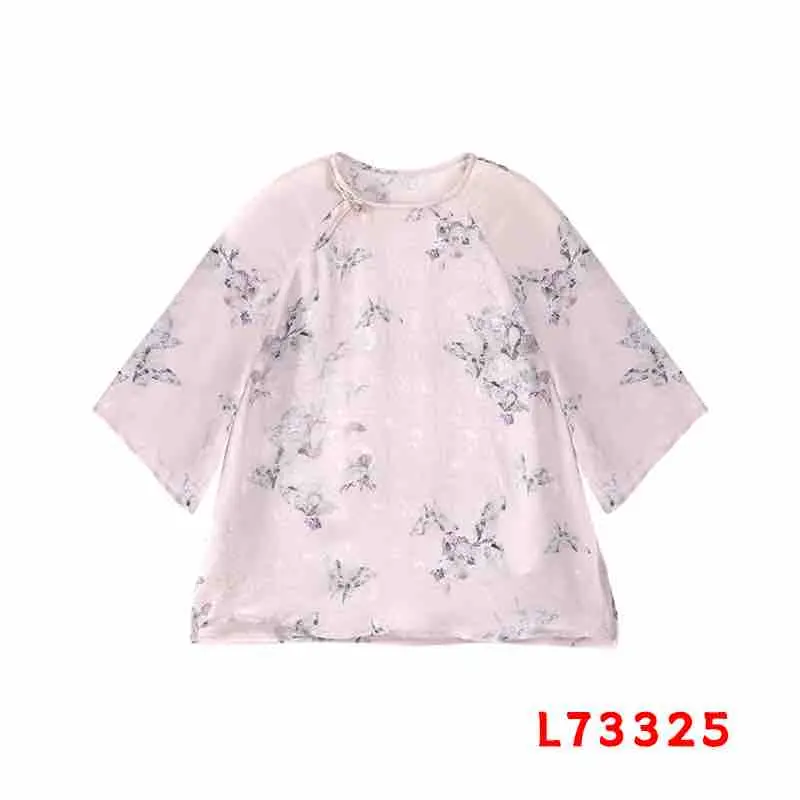 魏   新中式风 73325  香云纱花罗上衣