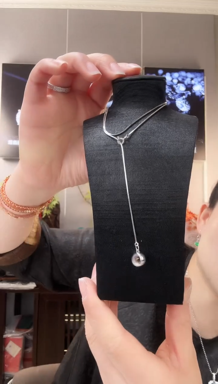 主播定制链接泡泡吊坠链子